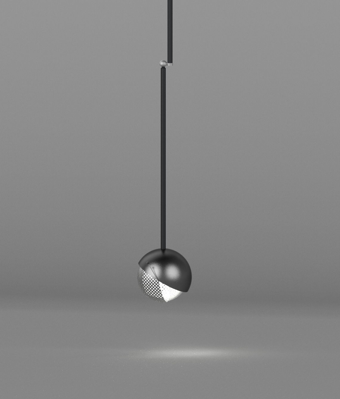 Luminária Bola - Projeto de Design Industrial - Gabriel Mendes