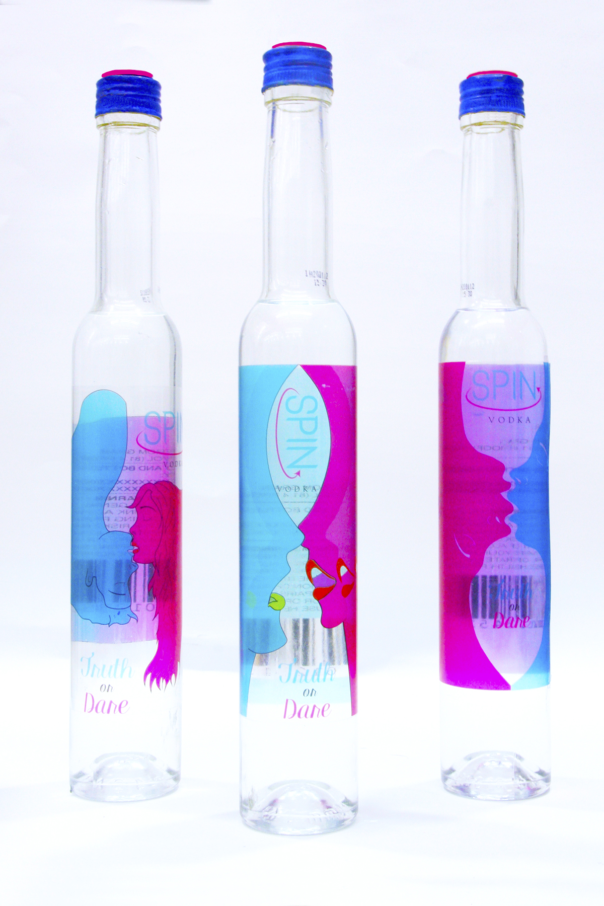 SPIN Vodka - Packaging Design Project by Gabriel Mendes